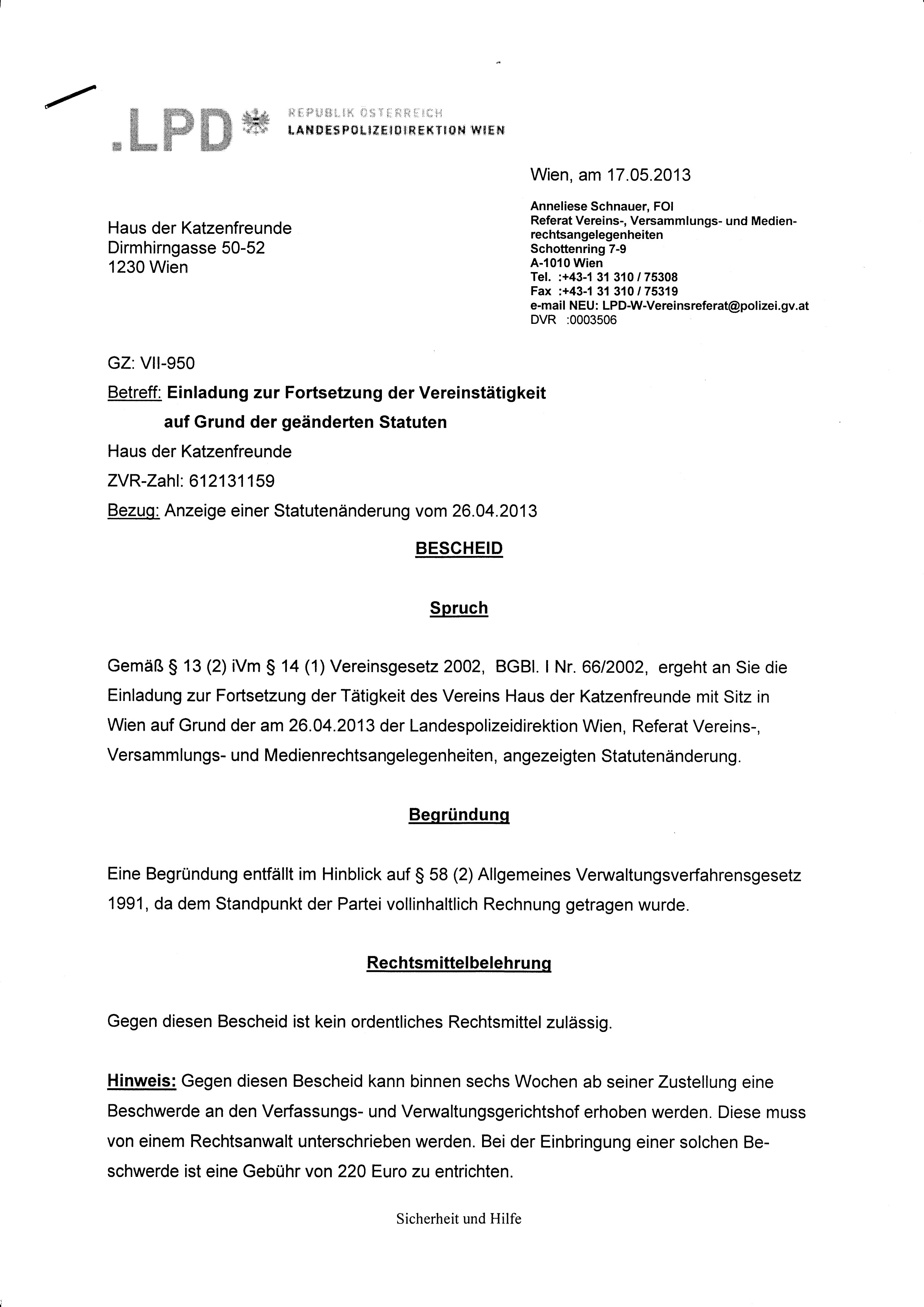 Statuten 2013